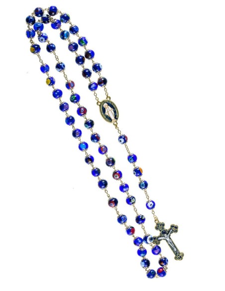Murano Glass Rosary - Murrina Murano Glass Rosary - Murrina