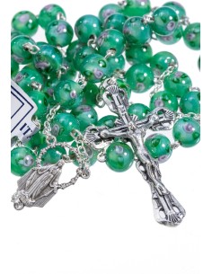 Green Murano Glass Rosary 6mm Green Murano Glass Rosary 6mm