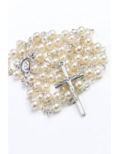 Mini Glass Pearls Rosary Mini Glass Pearls Rosary