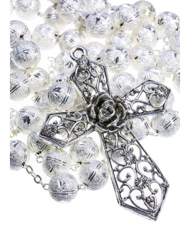 Satin Aluminium big Rosary - Silver color Satin Aluminium big Rosary - Silver color