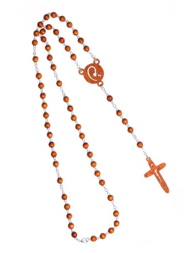 The Shape - wooden Rosary - Natural