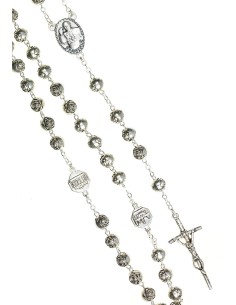 Pope Francis Metal Roses Rosary with Pastoral Crucifix Pope Francis Metal Roses Rosary with Pastoral Crucifix
