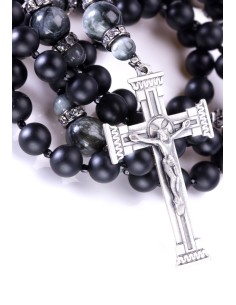 Eagle Eye Total Black matte Onyx Rosary Eagle Eye Total Black matte Onyx Rosary