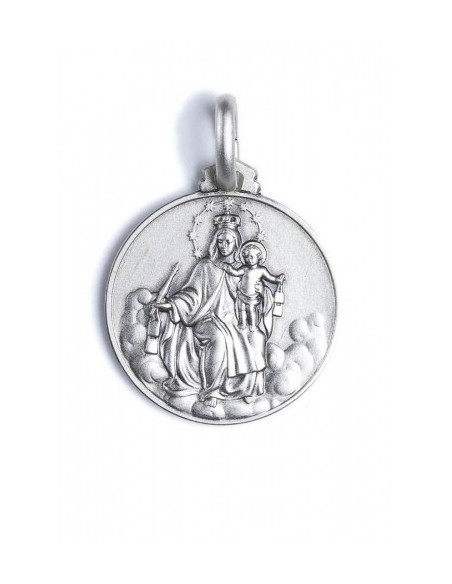 Sterling Silver Scapular Medal Sterling Silver Scapular Medal