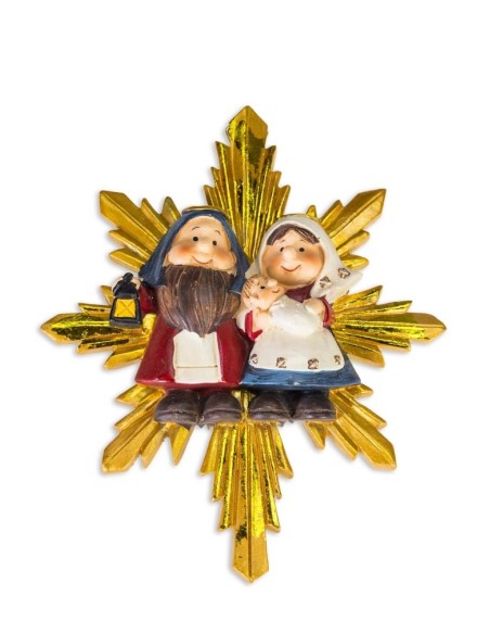 Children's Nativity on a Star Handpainted Children's Nativity on a Star Handpainted