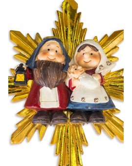 Children's Nativity on a Star Handpainted