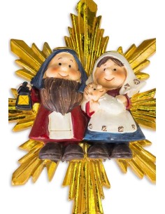 Children's Nativity on a Star Handpainted Children's Nativity on a Star Handpainted
