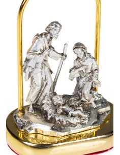 Small Nativity scene in metal