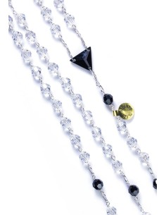 Gray Cultured Pearls Rosary - Sterling Silver Gray Cultured Pearls Rosary - Sterling Silver