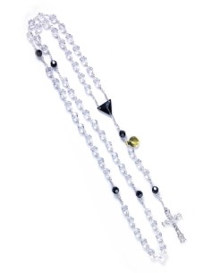 Gray Cultured Pearls Rosary - Sterling Silver Gray Cultured Pearls Rosary - Sterling Silver