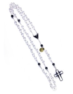 Gray Cultured Pearls Rosary - Sterling Silver 2