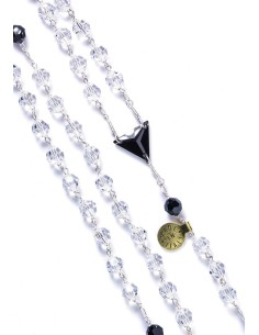 Gray Cultured Pearls Rosary - Sterling Silver