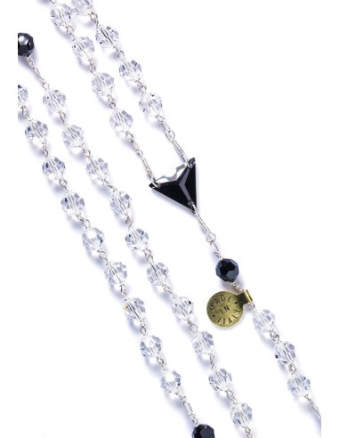 Gray Cultured Pearls Rosary - Sterling Silver