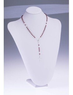 Gray Cultured Pearls Rosary - Sterling Silver Gray Cultured Pearls Rosary - Sterling Silver