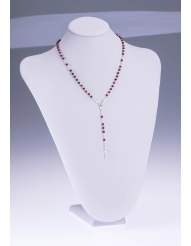Gray Cultured Pearls Rosary - Sterling Silver