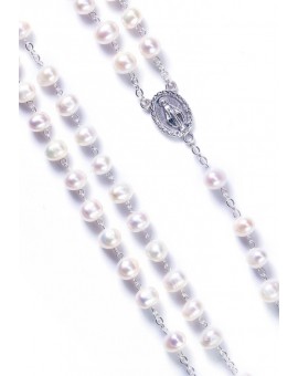 Cultured Pearls Rosary