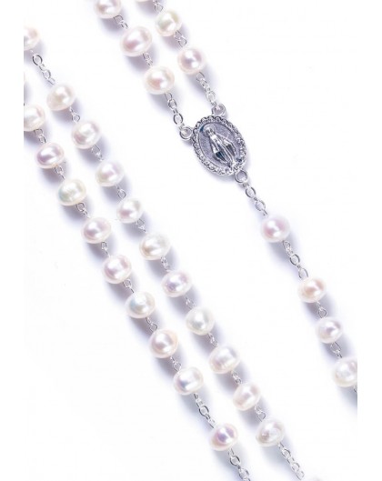 Cultured Pearls Rosary