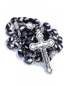 Wave Beads Hematite Rosary