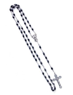 Wave Beads Hematite Rosary