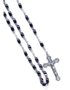 Wave Beads Hematite Rosary