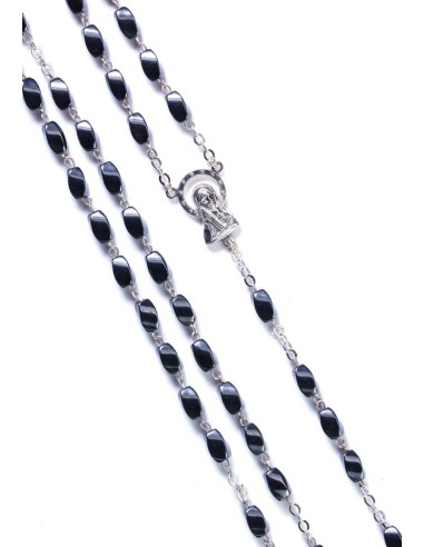 Wave Beads Hematite Rosary