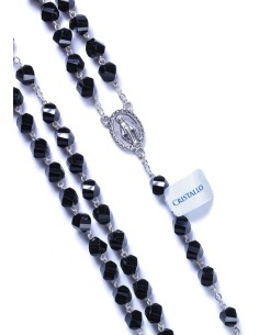 Pope Francis Black Crystal Rosary Pope Francis Black Crystal Rosary