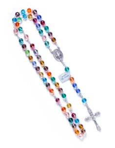 Rainbow Crystal Rosary - 8mm Rainbow Crystal Rosary - 8mm