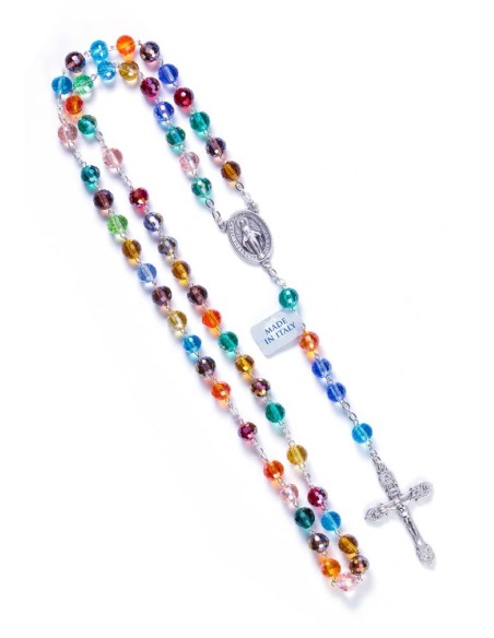Rainbow Crystal Rosary - 8mm Rainbow Crystal Rosary - 8mm