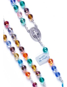 Rainbow Crystal Rosary - 8mm