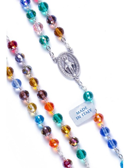 Rainbow Crystal Rosary - 8mm Rainbow Crystal Rosary - 8mm