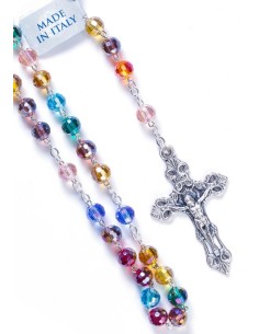 Rainbow Crystal Rosary - 6mm Rainbow Crystal Rosary - 6mm