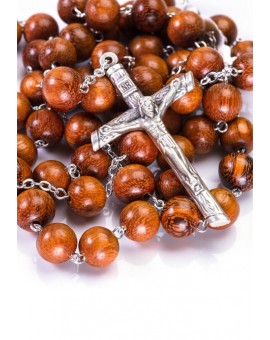 Mahogany wood Rosary