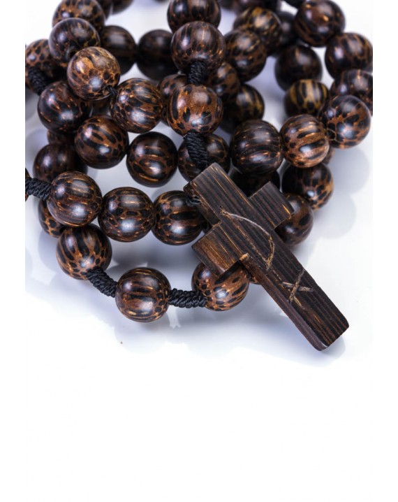 Coconut dark wood Rosary