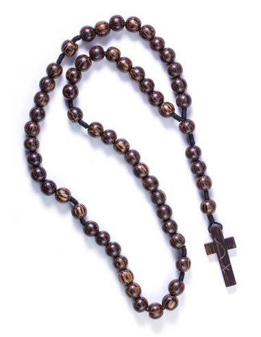 Coconut dark wood Rosary