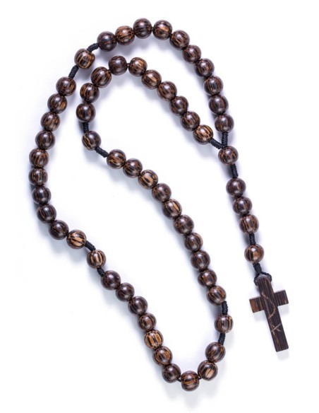 Coconut dark wood Rosary