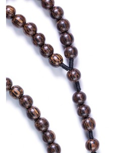 Coconut dark wood Rosary