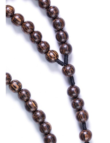 Coconut dark wood Rosary