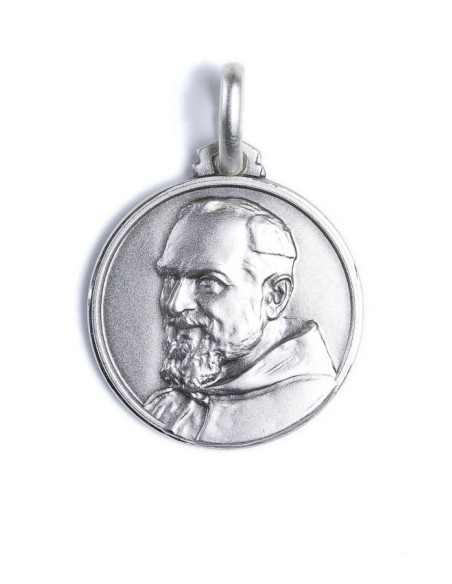 Sterling Silver Padre Pio Medal