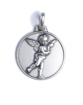 Playing Angel Sterling Silver Medal