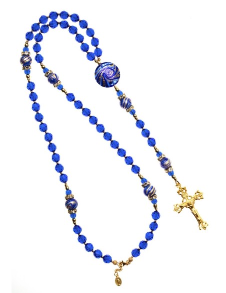 Majestic Blue Rosary  | Vatican Gift