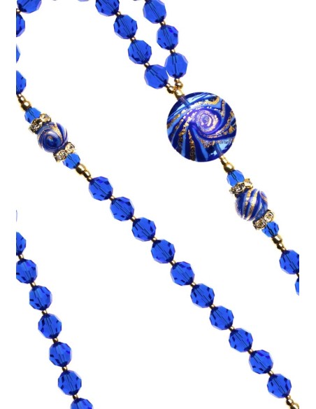 Majestic Blue Rosary  | Vatican Gift