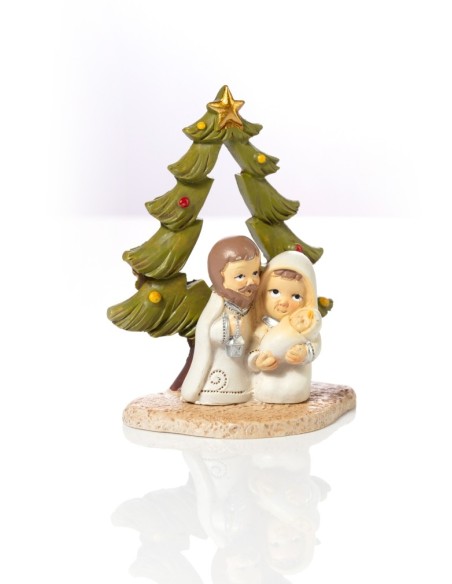 Small Nativity with Christmas tree  | Vatican Gift Small Nativity with Christmas tree  | Vatican Gift