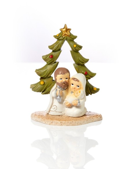 Small Nativity with Christmas tree  | Vatican Gift Small Nativity with Christmas tree  | Vatican Gift