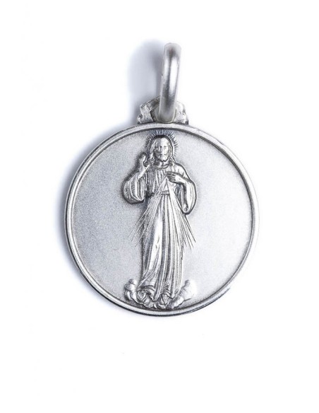 Sterling Silver Divine Mercy Medal