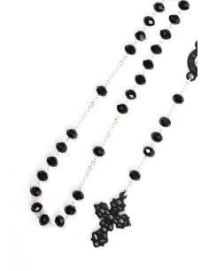 Modern look Black Crystals Rosary  | Vatican Gift 2