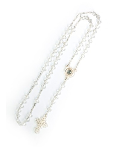 Modern look Clear Crystals Rosary  | Vatican Gift
