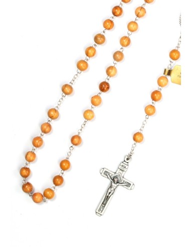 Olive wood Rosary - Modern Crucifix  | Vatican Gift