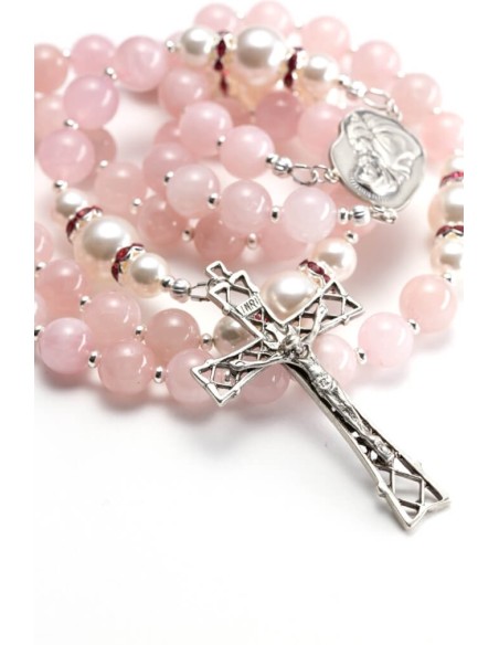 Sweet Rose Quartz Rosary Sweet Rose Quartz Rosary