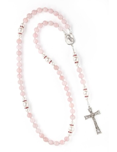 Sweet Rose Quartz Rosary