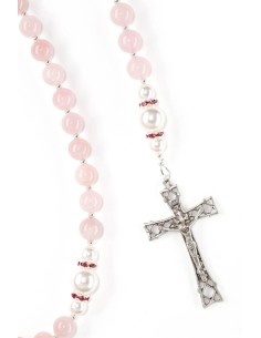 Sweet Rose Quartz Rosary